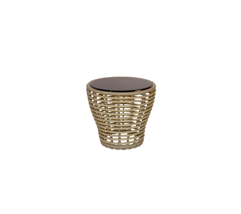 Basket coffee table, small