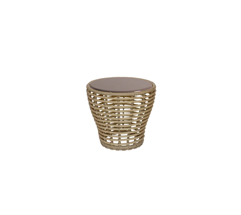 Basket coffee table, small
