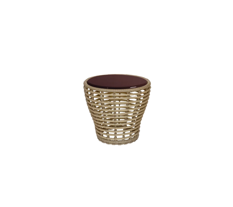 Basket coffee table, small