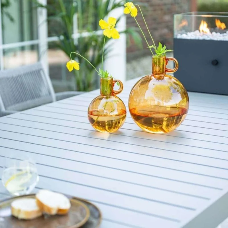 Osborne tuinset 7-delig vintage willow met Latina uitschuifbare tuintafel 180/230x100 cm taupe