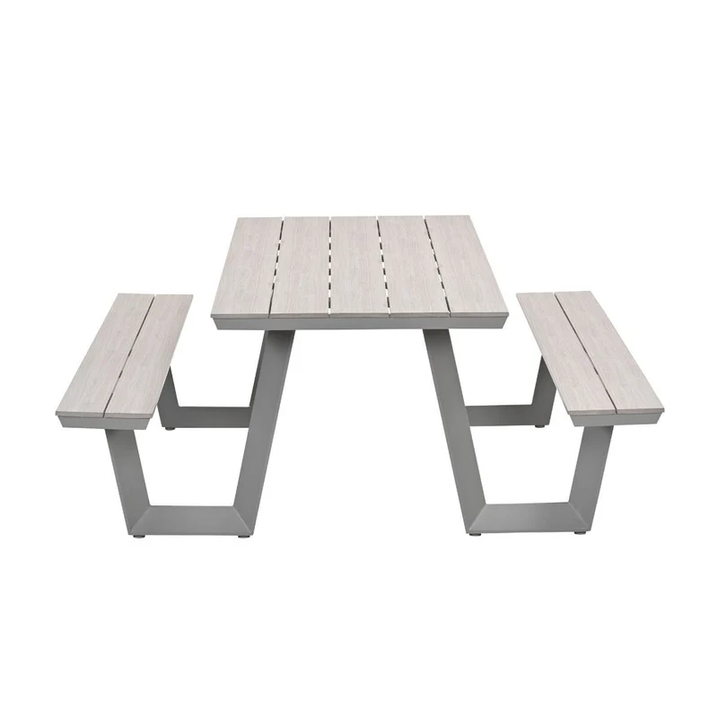Garden Impressions Bell aluminium picknick set - 200x178 cm - taupe
