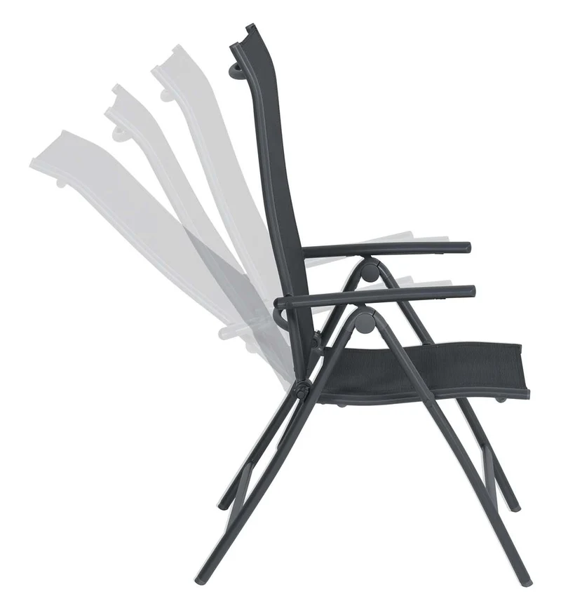 Limone verstelbare fauteuil - carbon black - antraciet
