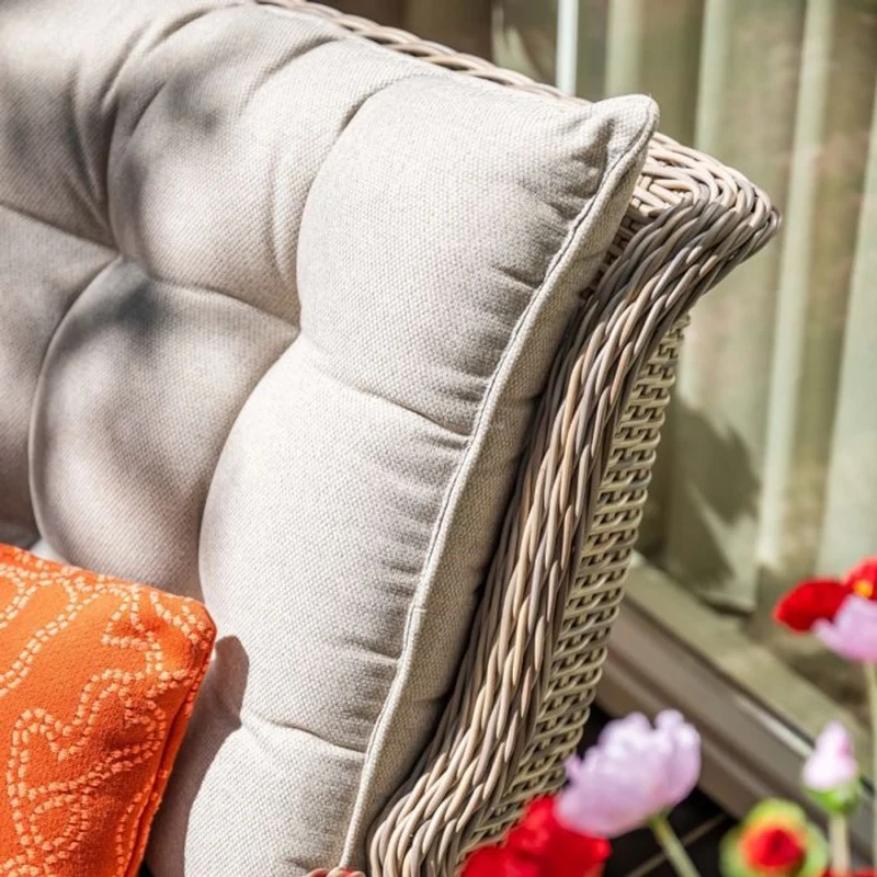 Veracruz verstelbare relaxstoelen incl. voetenbank desert sand