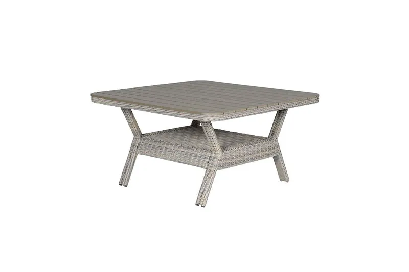 Milwaukee tafel - 126,5x126,5 cm - vintage willow - light teak Vironwood