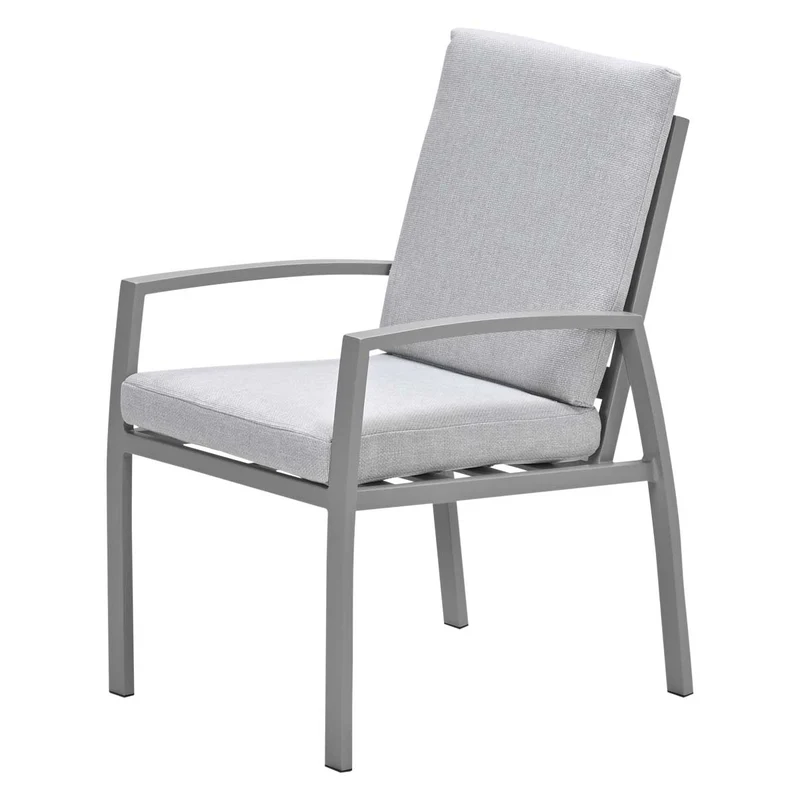 Garden Impressions Vasano aluminium dining tuinstoel - taupe