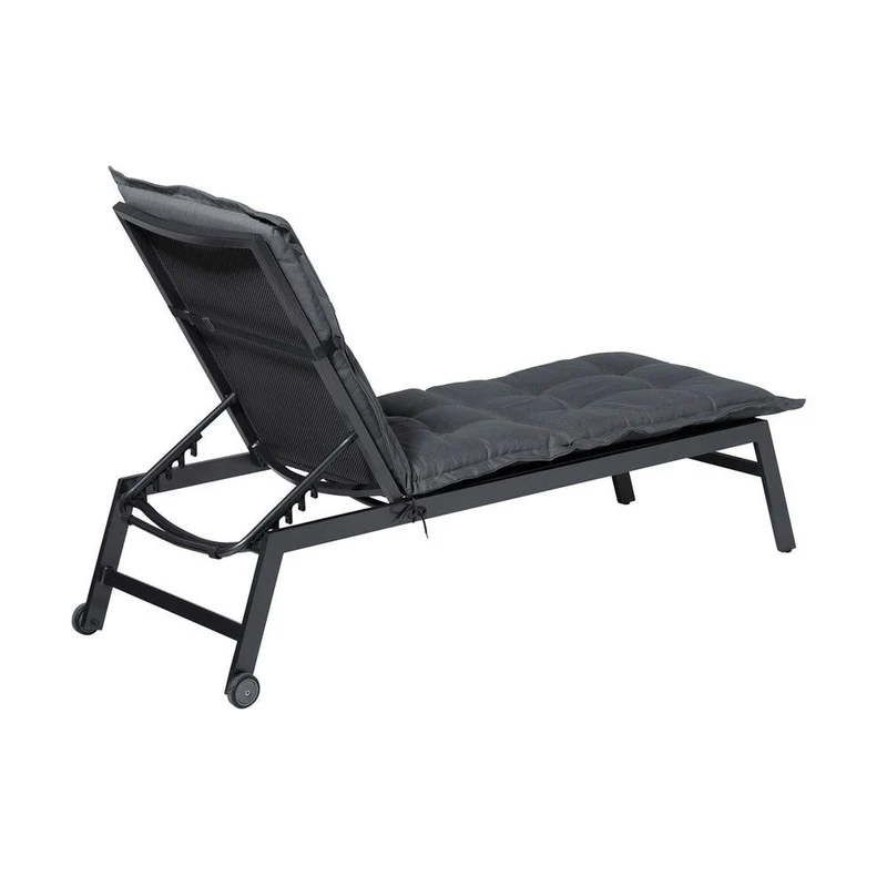 Madison ligbedkussen 200x65cm Rib grey