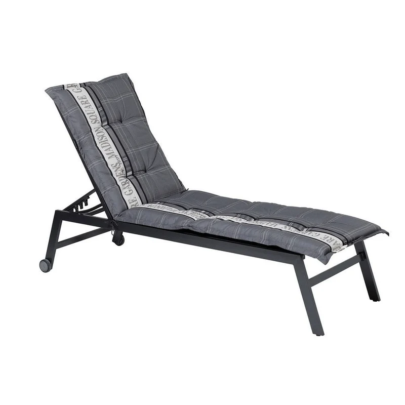 Madison ligbedkussen 200x65cm Madison garden grey