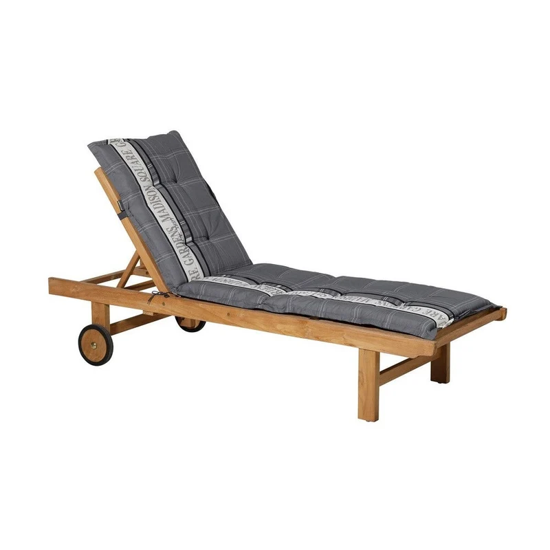 Madison ligbedkussen 200x65cm Madison garden grey