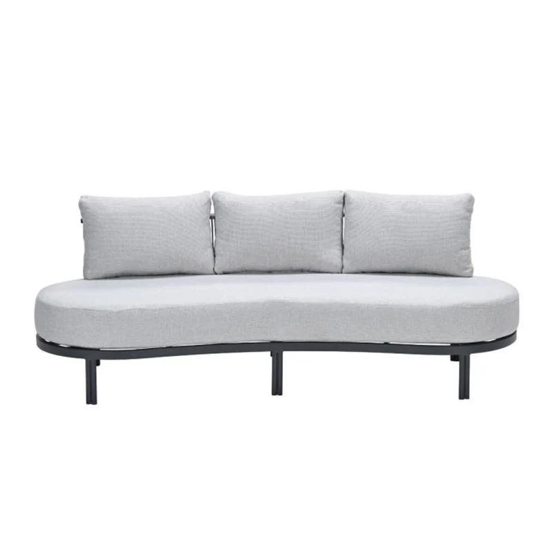Tirolo loungebank antraciet - Garden Impressions