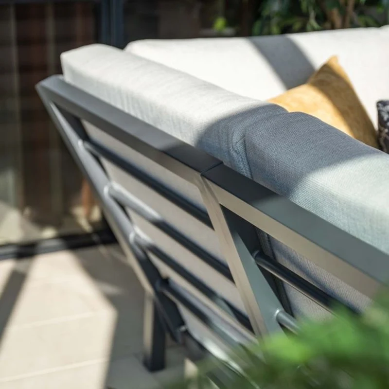 Lincoln loungeset antraciet - Garden Impressions