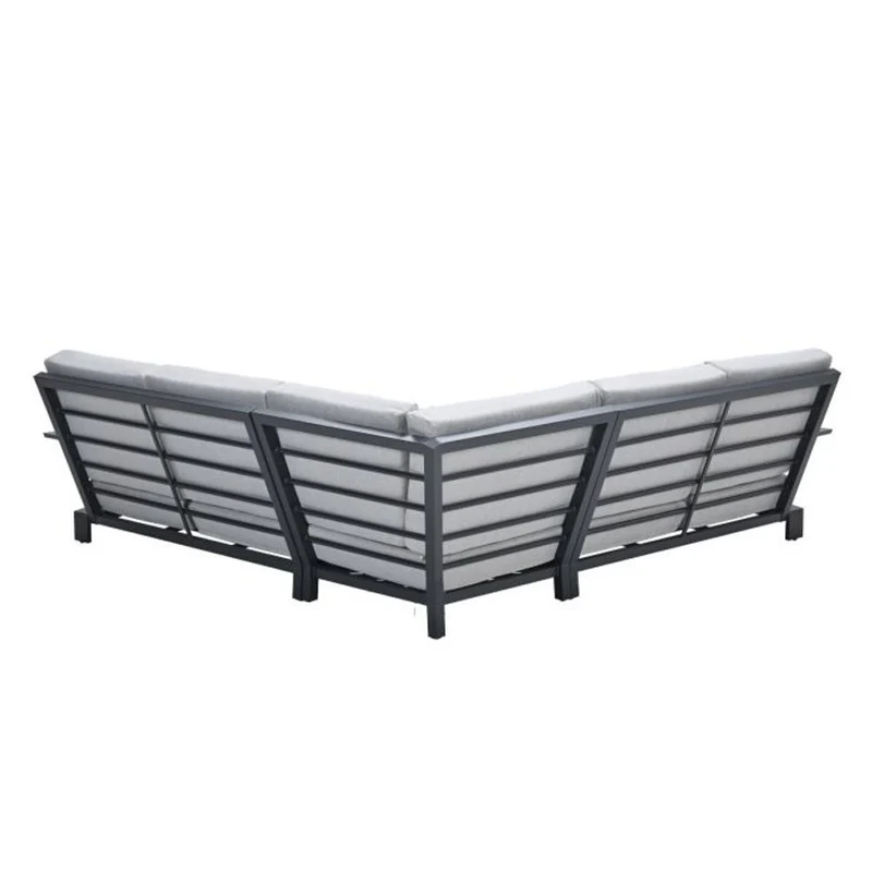 Lincoln loungeset antraciet - Garden Impressions