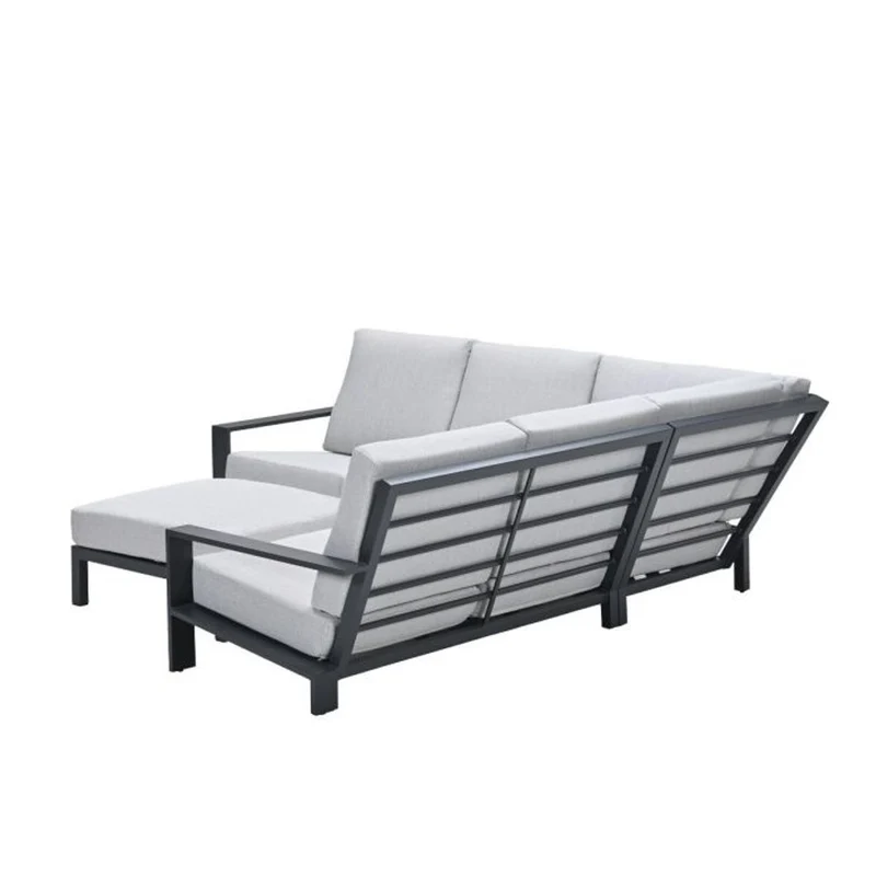 Lincoln loungeset antraciet - Garden Impressions
