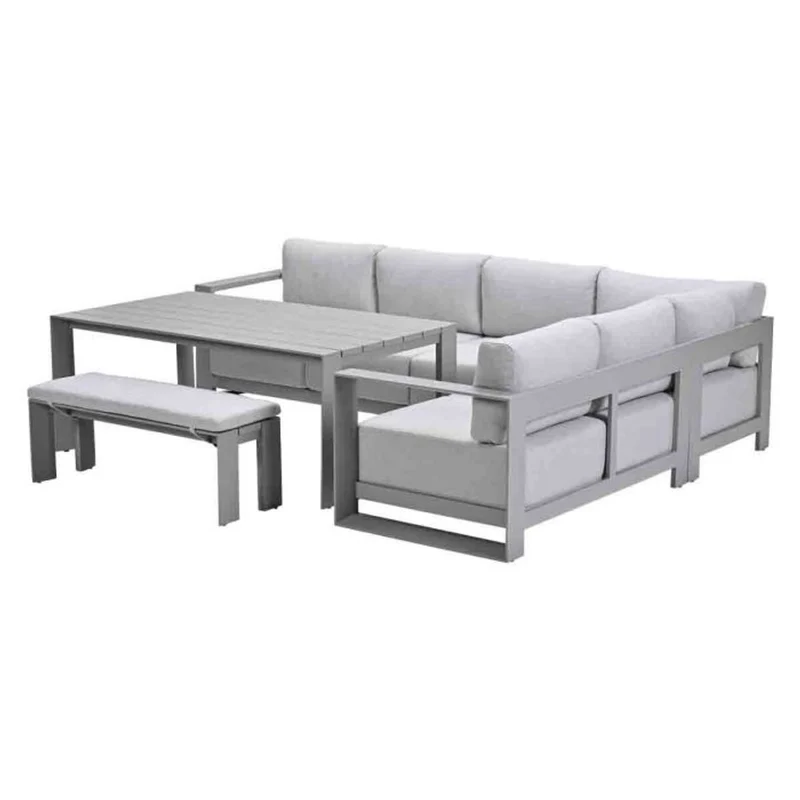 Levanto lounge dining set 6-delig - Taupe / Valley Sand