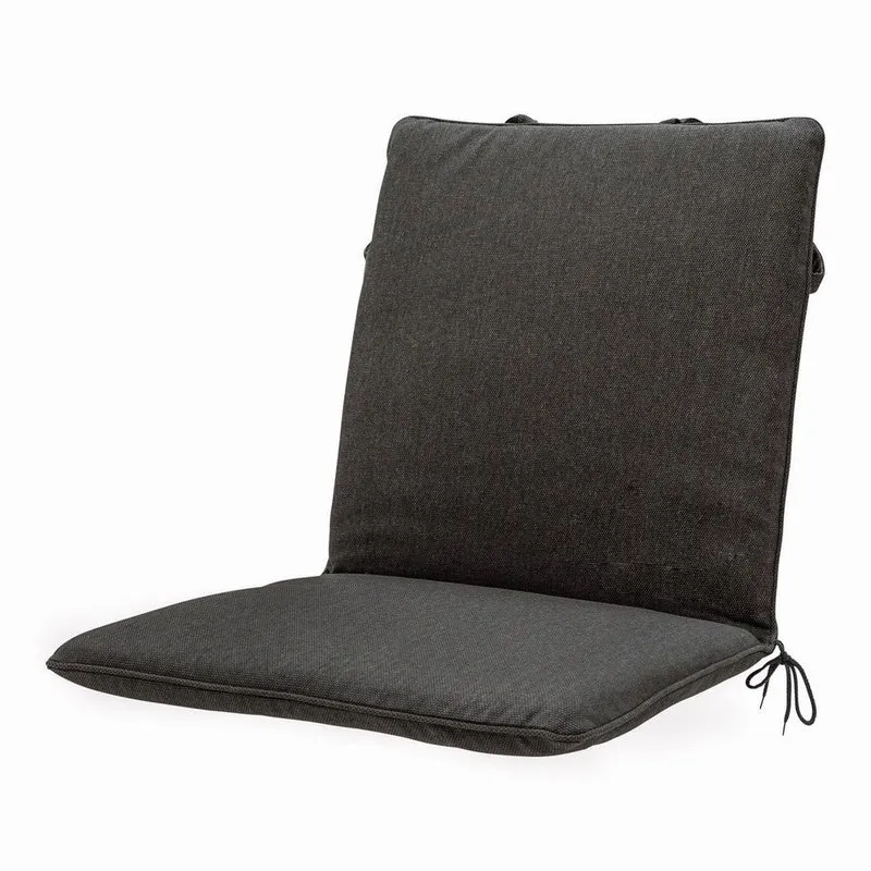 Madison stapelstoelkussen Dark grey canvas eco+ 97x49 cm