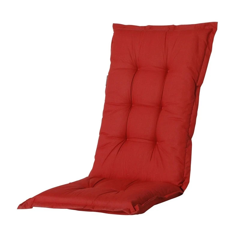 Madison stoelkussen hoge rug Basic red 123x50 cm