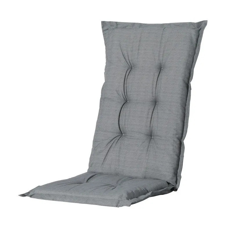 Madison stoelkussen hoge rug Basic grey 123x50 cm