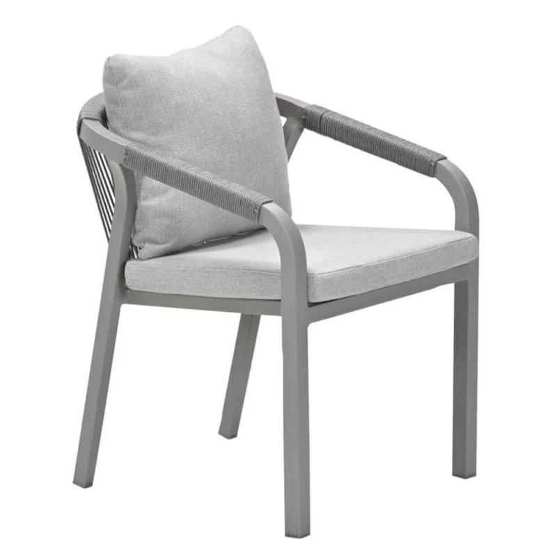 Monti dining fauteuil carbon black