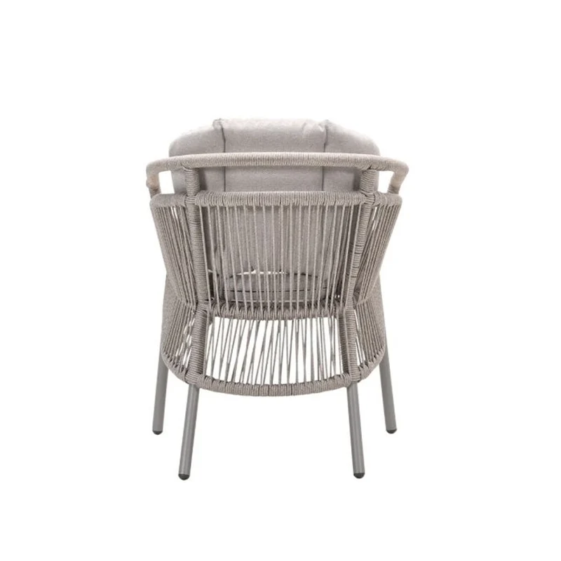 Porto dining tuinstoel met rope taupe