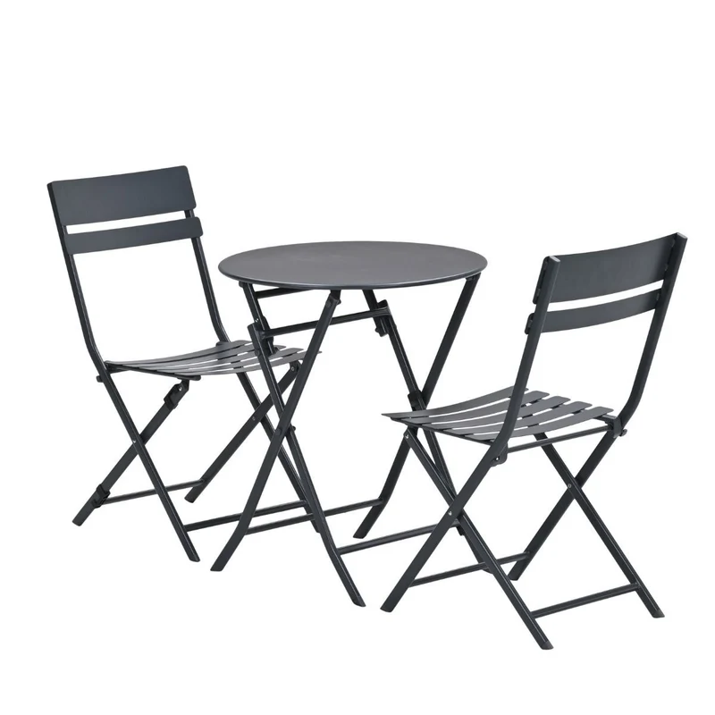 Garden Impressions Alfa – balkonset 3-delig – carbon black