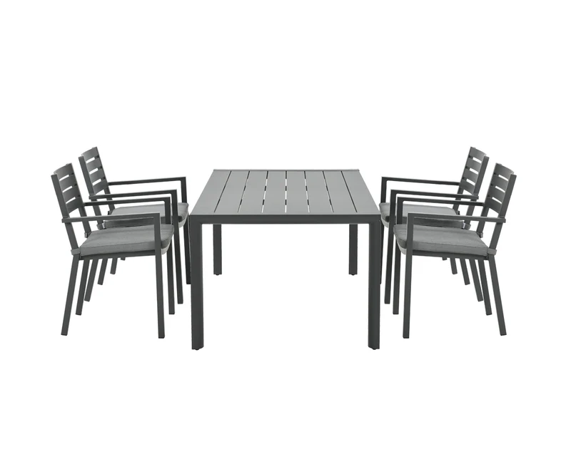 Tuinset Oklahoma stoelen - 4 stuks - met tuintafel Gosford - Garden Impressions