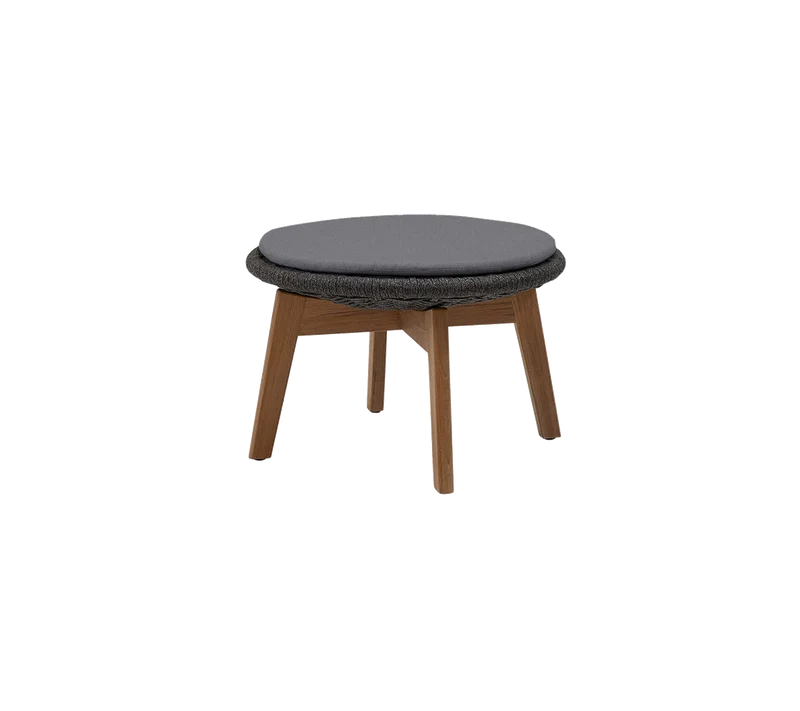 Peacock side table/footstool