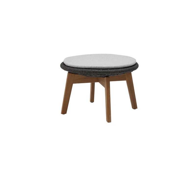 Peacock side table/footstool