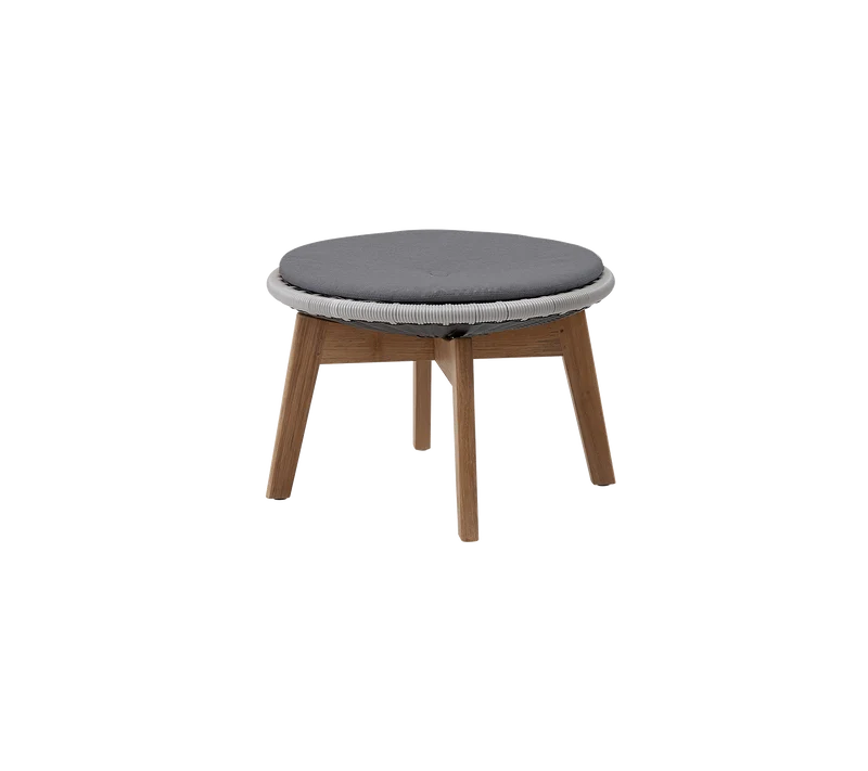 Peacock side table/footstool