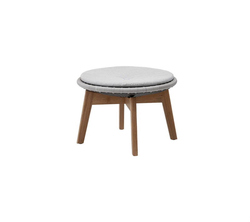 Peacock side table/footstool