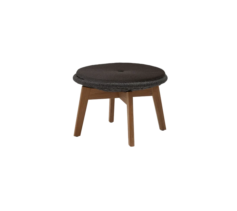 Peacock footstool, Cushion