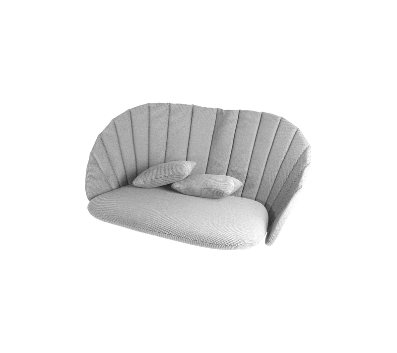 Peacock 2-seater sofa, Cushion set