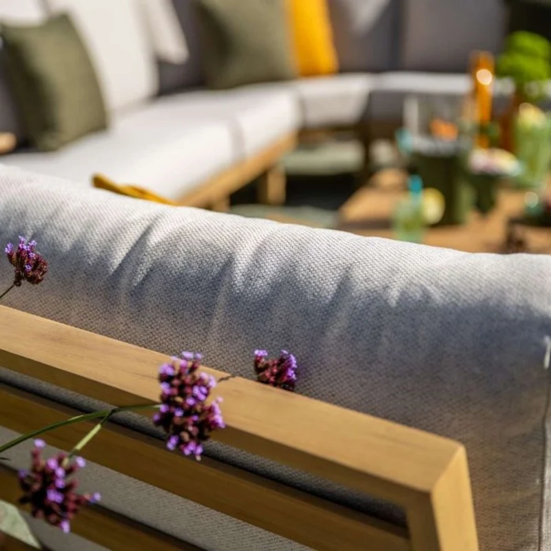 Havana loungeset 6-delig - Natural Teak Look