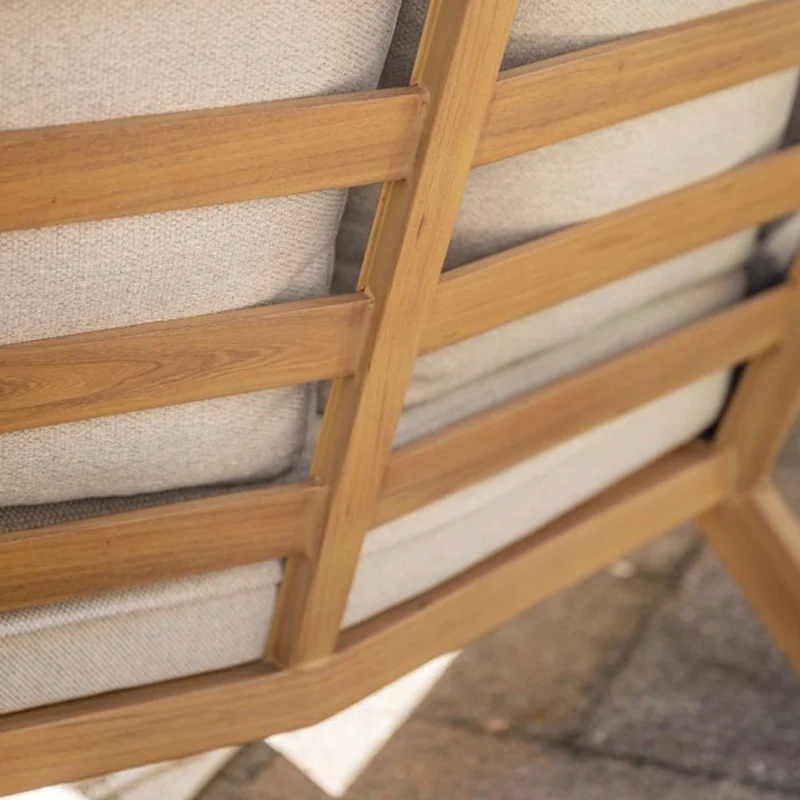 Havana loungeset 6-delig - Natural Teak Look