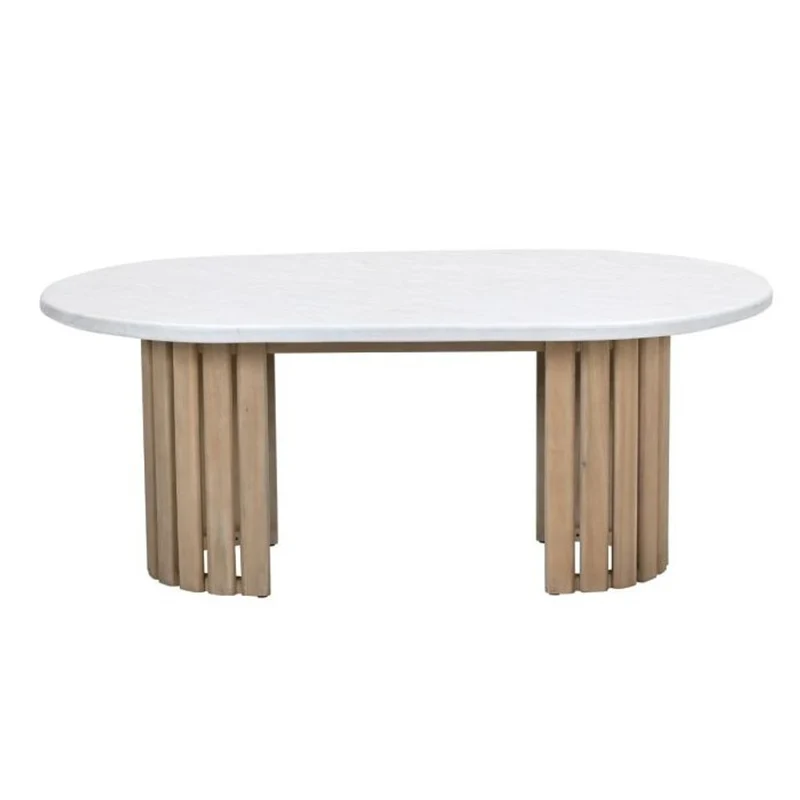 Garden Impressions Ibiza lounge-dining tafel 170x100xH68 cm acacia white wash sand