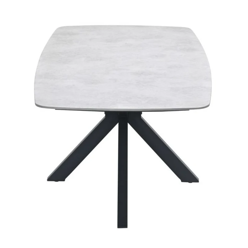 Garden Impressions San Fele dining tafel 220x100xH72 cm carbon black Melfi sand resin