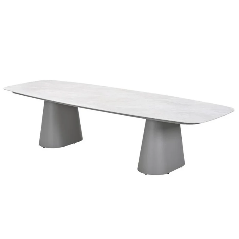 Garden Impressions Denver dining tafel 320x120 cm carbon black Centostone Verona sand