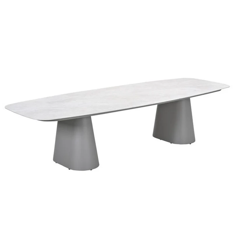 Garden Impressions Denver dining tafel 320x120 cm taupe Centostone Verona sand