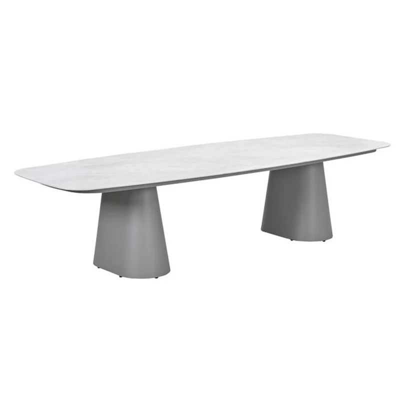Garden Impressions Denver dining tafel 320x120 cm taupe Centostone Verona sand