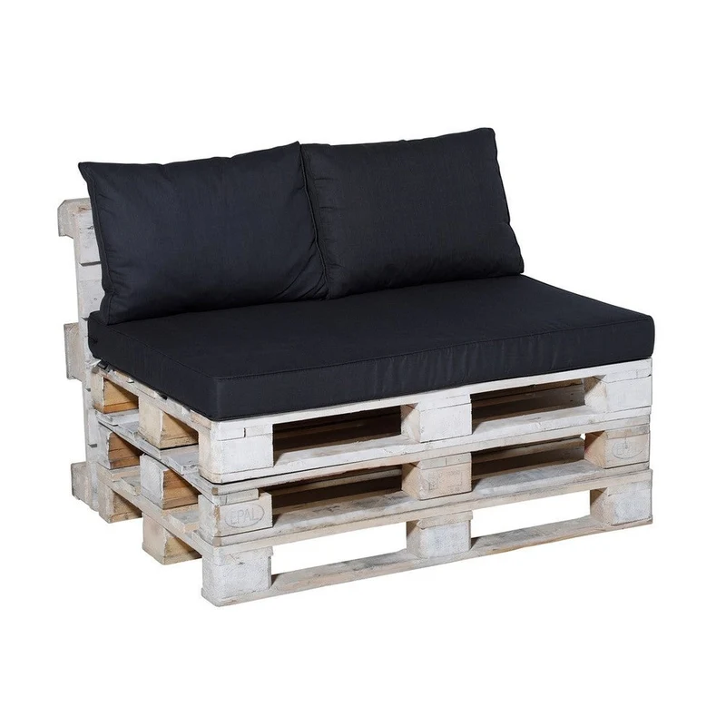 Madison lounge palletkussen Basic black 120x80 cm