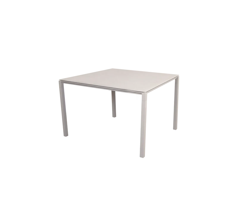 Pure dining table, 100x100 cm