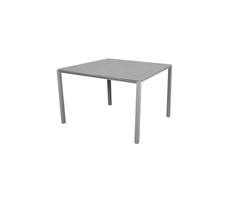 Pure dining table, 100x100 cm