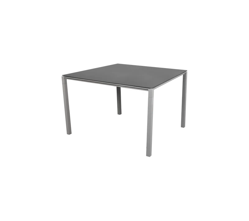 Pure dining table, 100x100 cm