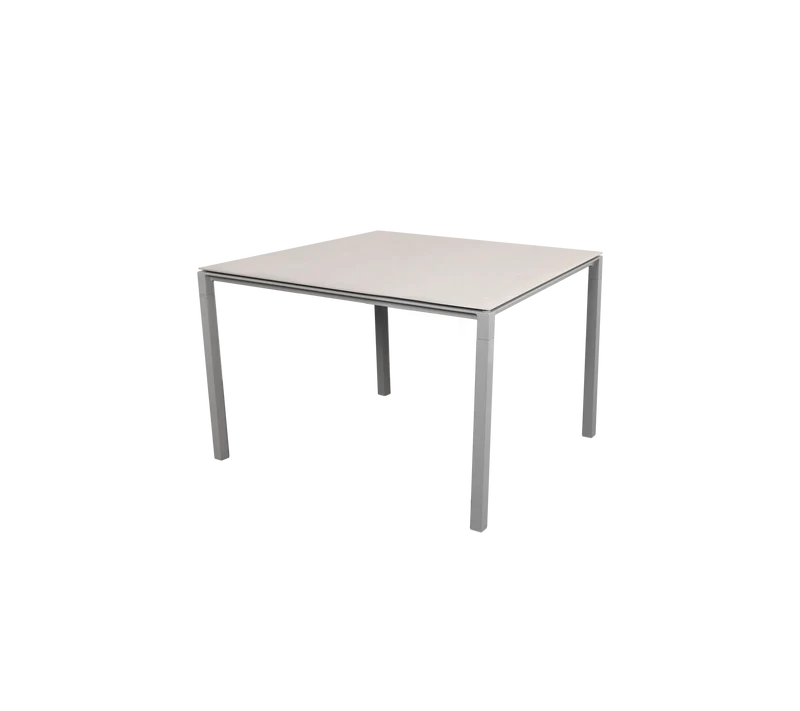 Pure dining table, 100x100 cm