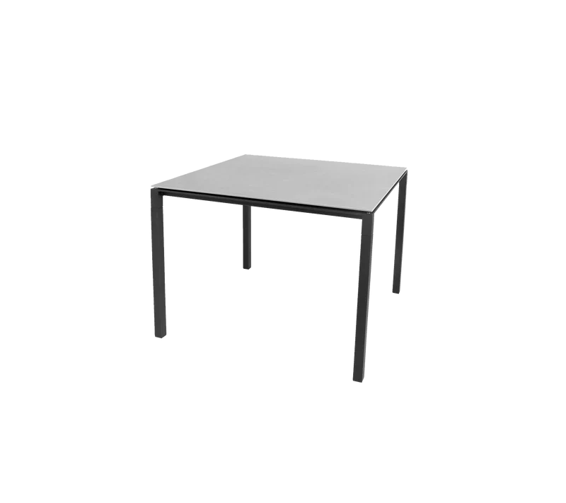 Pure dining table, 100x100 cm