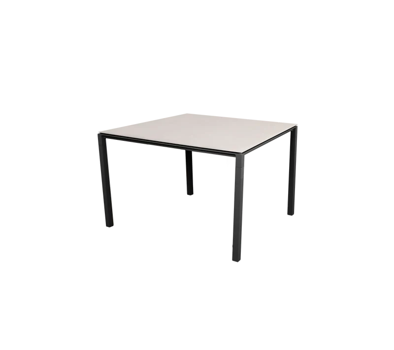 Pure dining table, 100x100 cm