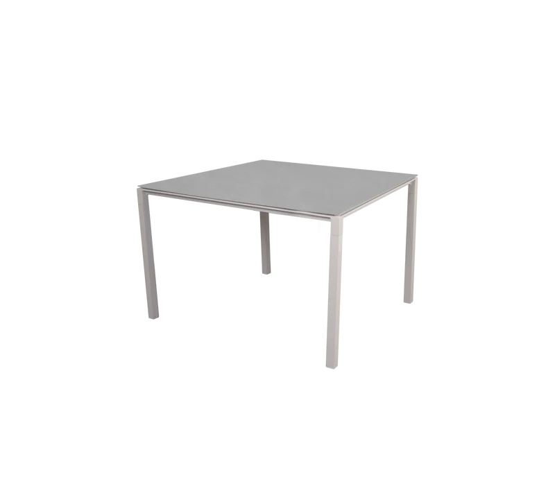 Pure dining table, 100x100 cm