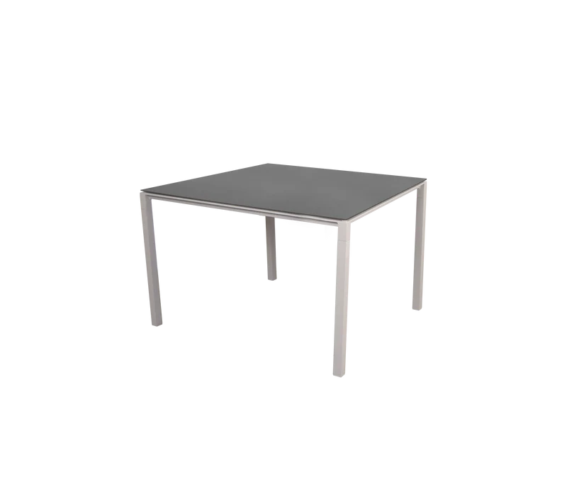 Pure dining table, 100x100 cm