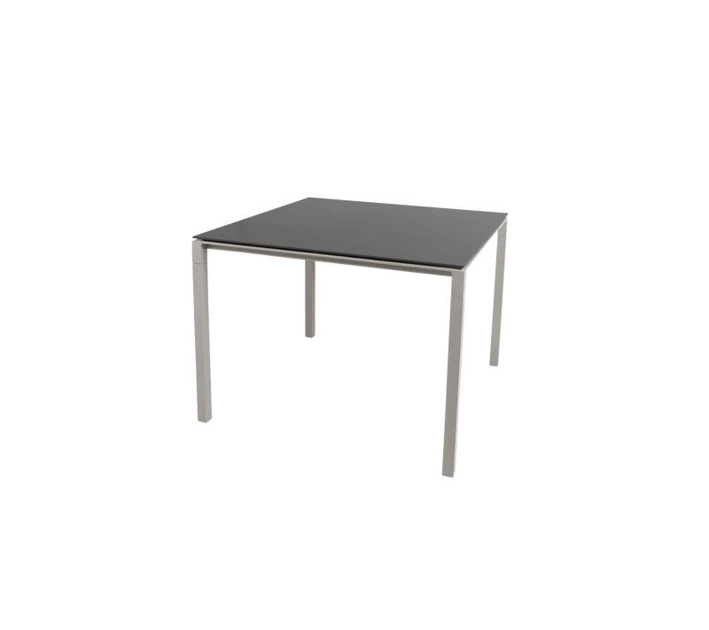Pure dining table, 100x100 cm