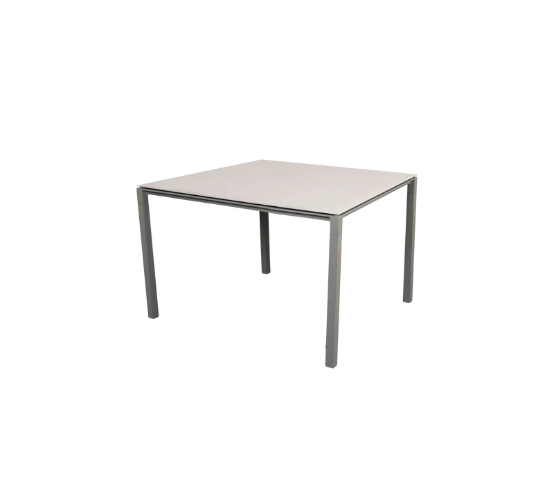 Pure dining table, 100x100 cm
