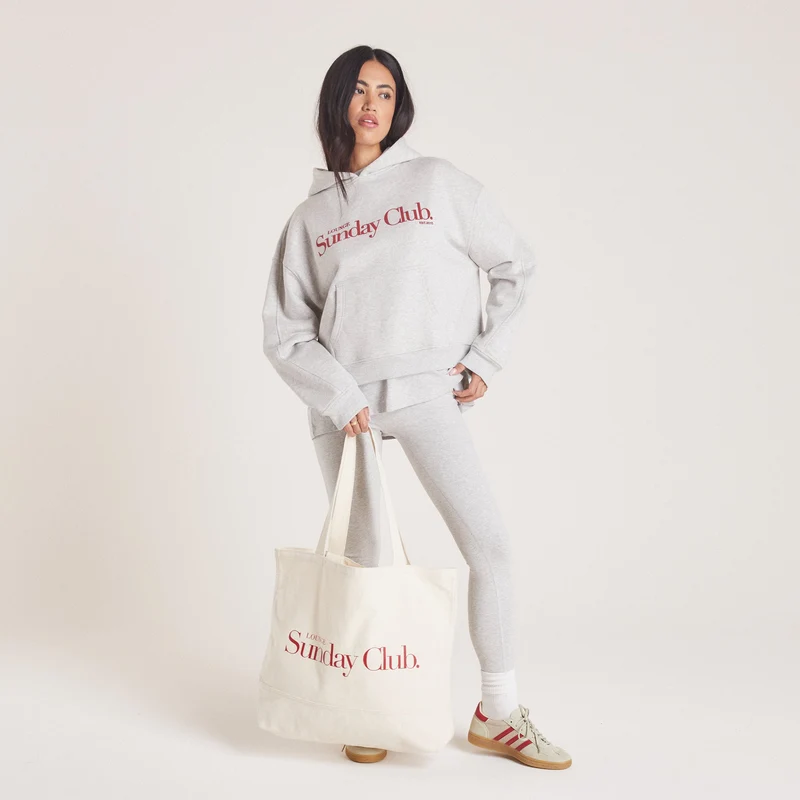 Cotton Canvas Tote Bag - Cream
