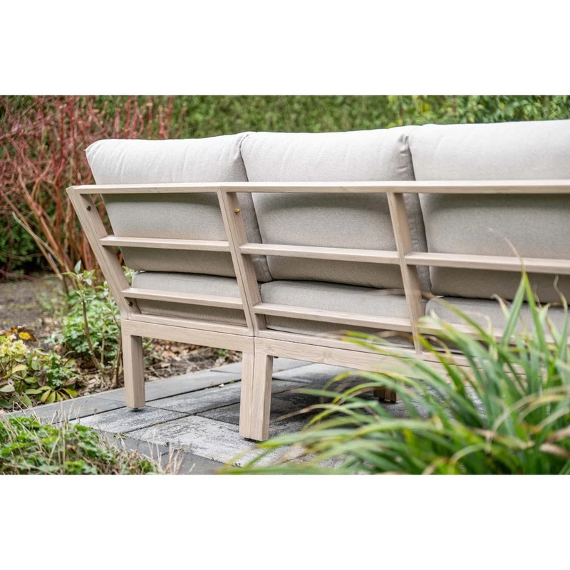 Garden Impressions Decala lounge-dining set 5-delig licht eikenlook sand desert sand